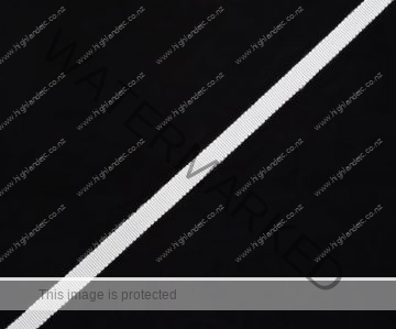 6mm white Grosgrain ribbon