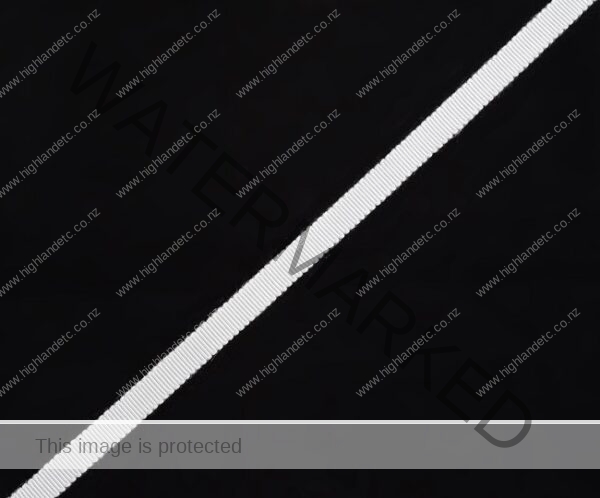 Grosgrain ribbon 6mm white