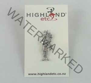 BagPiper Pin » Pins & Pendants | Highland Etc Ltd