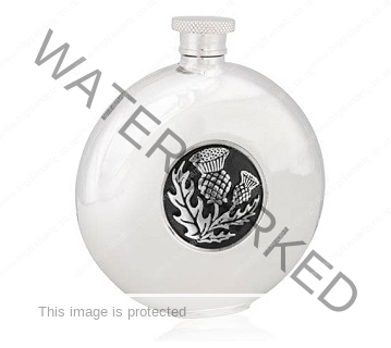 Flask Thistle » Drink & Tableware | Highland Etc Ltd